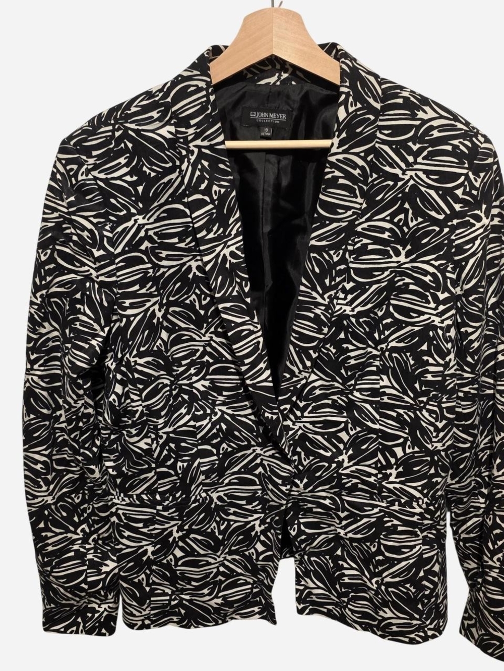 NWT John Meyer Patterned Women's Blazer